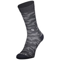 Scott Trail Camo Crew Sock dark grey/white L (42-44)