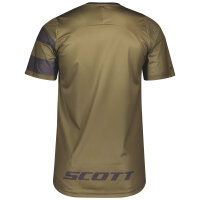 Scott Trail Vertic ZIP Shirt s/sl green moss M