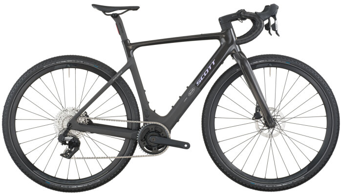 Scott Solace Gravel eRide 30 carbon black