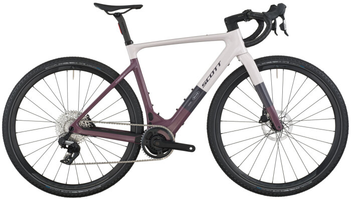 Scott Solace Gravel eRide 30 mineral pink/flint purple
