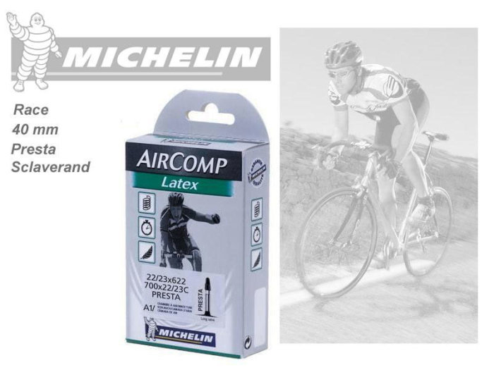 Michelin Aircomp Latex Rennrad Ventil 40mm